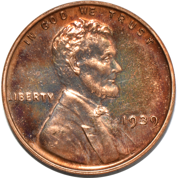 Nine Proof Lincoln cents