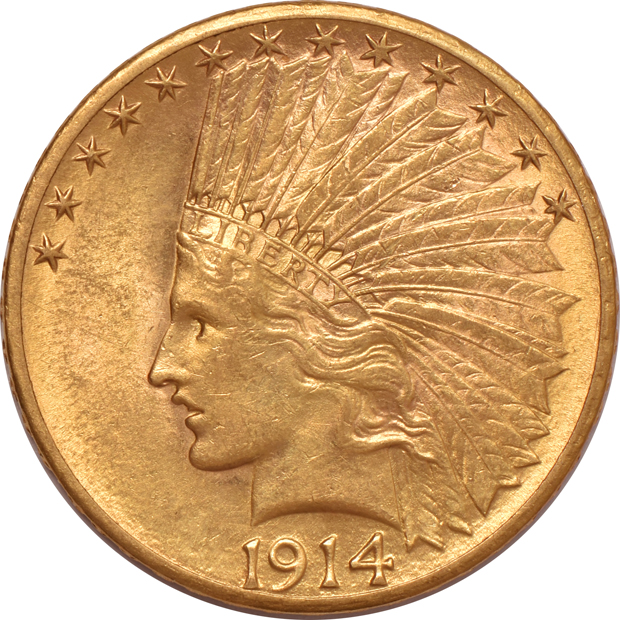 Four gold Eagles