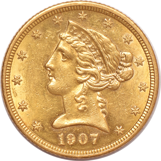 Twelve Liberty Head half-eagles