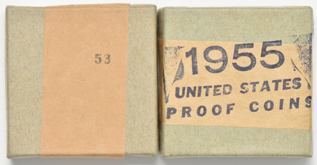 Two 1952, one 1953, and one 1955 Proof Sets, all unopened