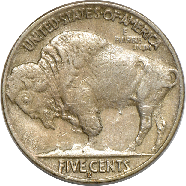 1937-D 3 Legged XF