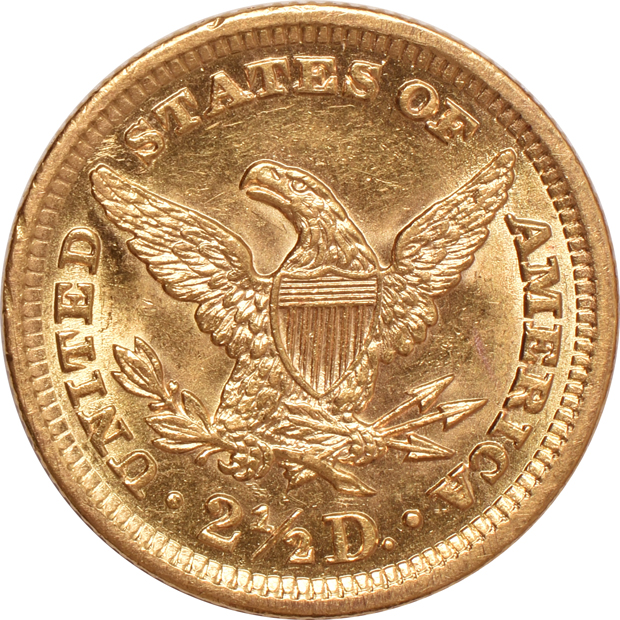 1904, 1913, and 1929 quarter eagles, all UNC 