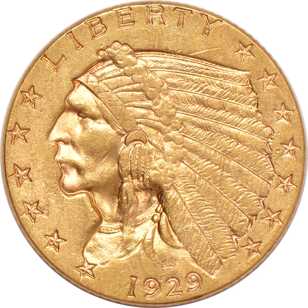 1904, 1913, and 1929 quarter eagles, all UNC 