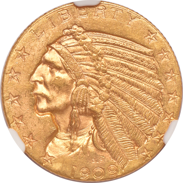 1909-D MS-62 and 1915 MS-61, both NGC