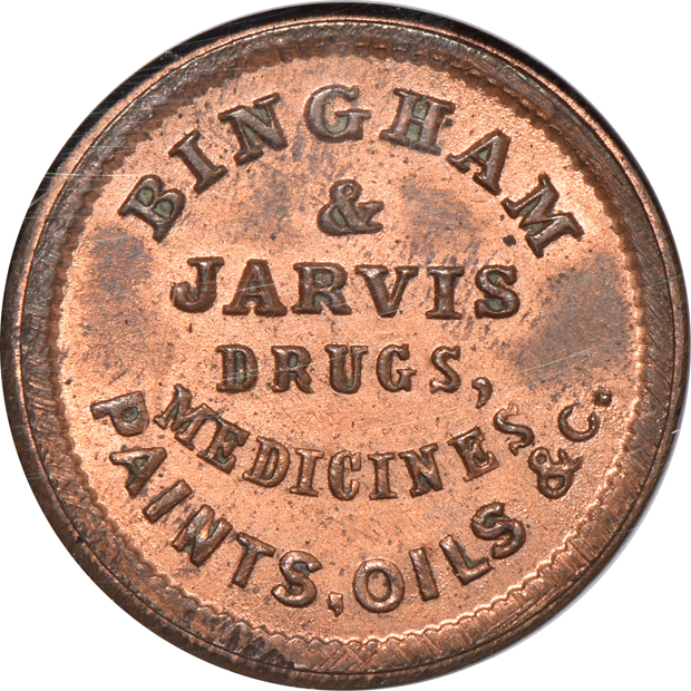 Four Civil War tokens certified by NGC