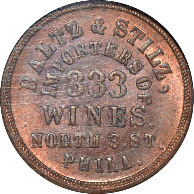 Four Civil War tokens certified by NGC