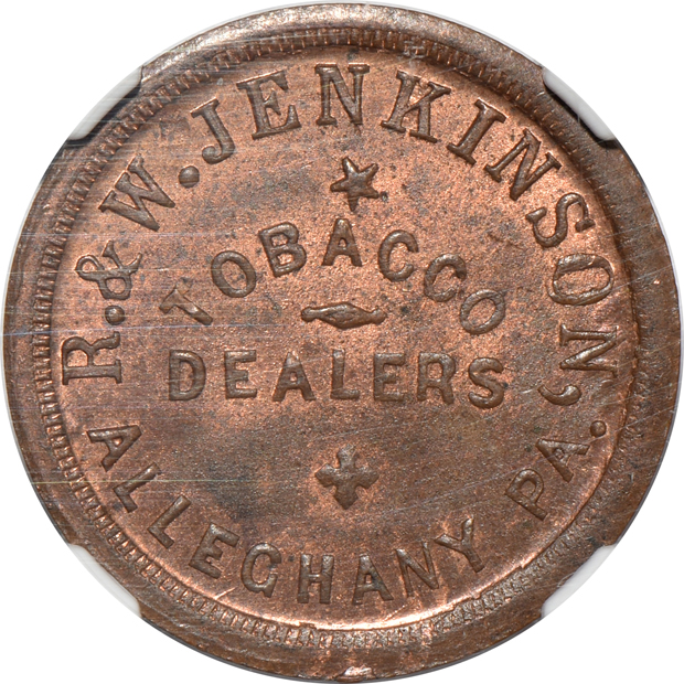 Four Civil War tokens certified by NGC