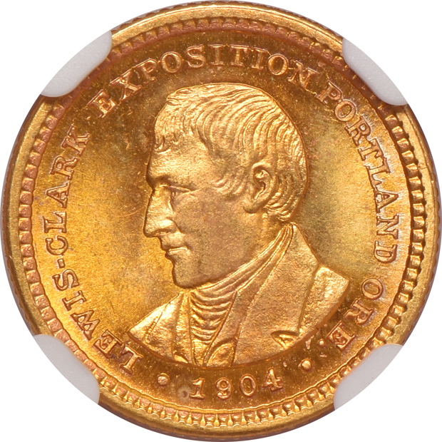 1904 $1 Lewis & Clark NGC MS-66