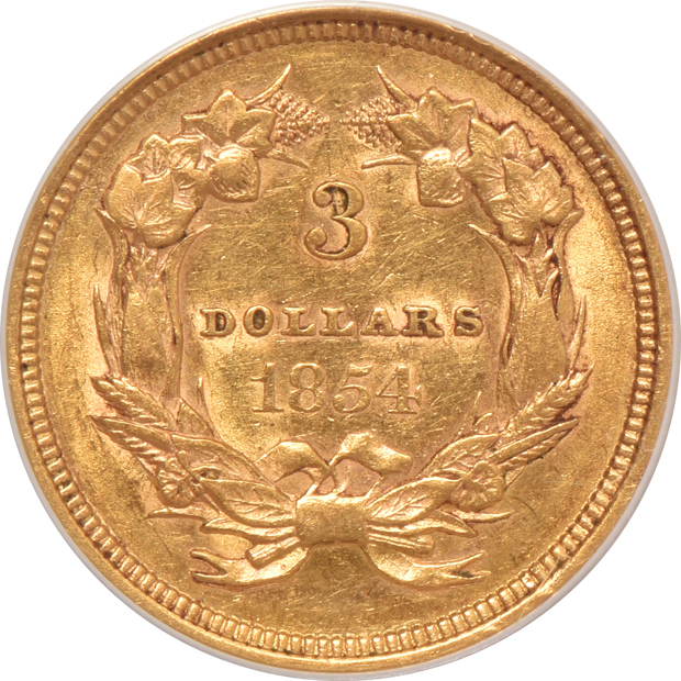 1854 ANACS AU-53