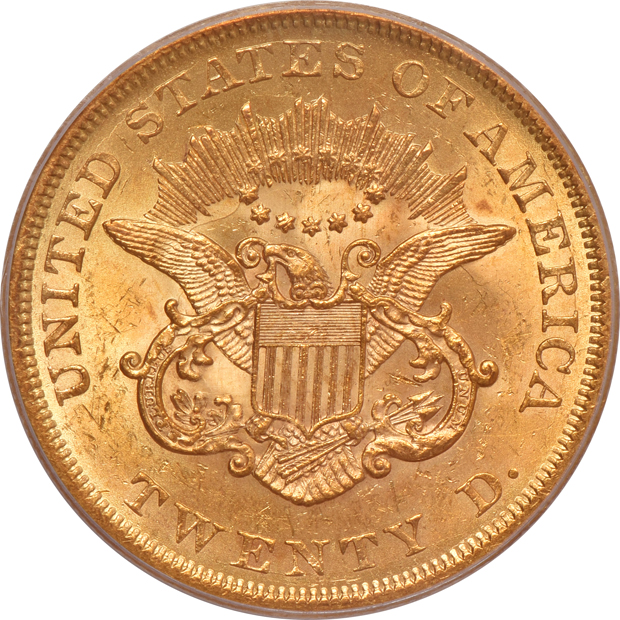 1861 PCGS MS-61