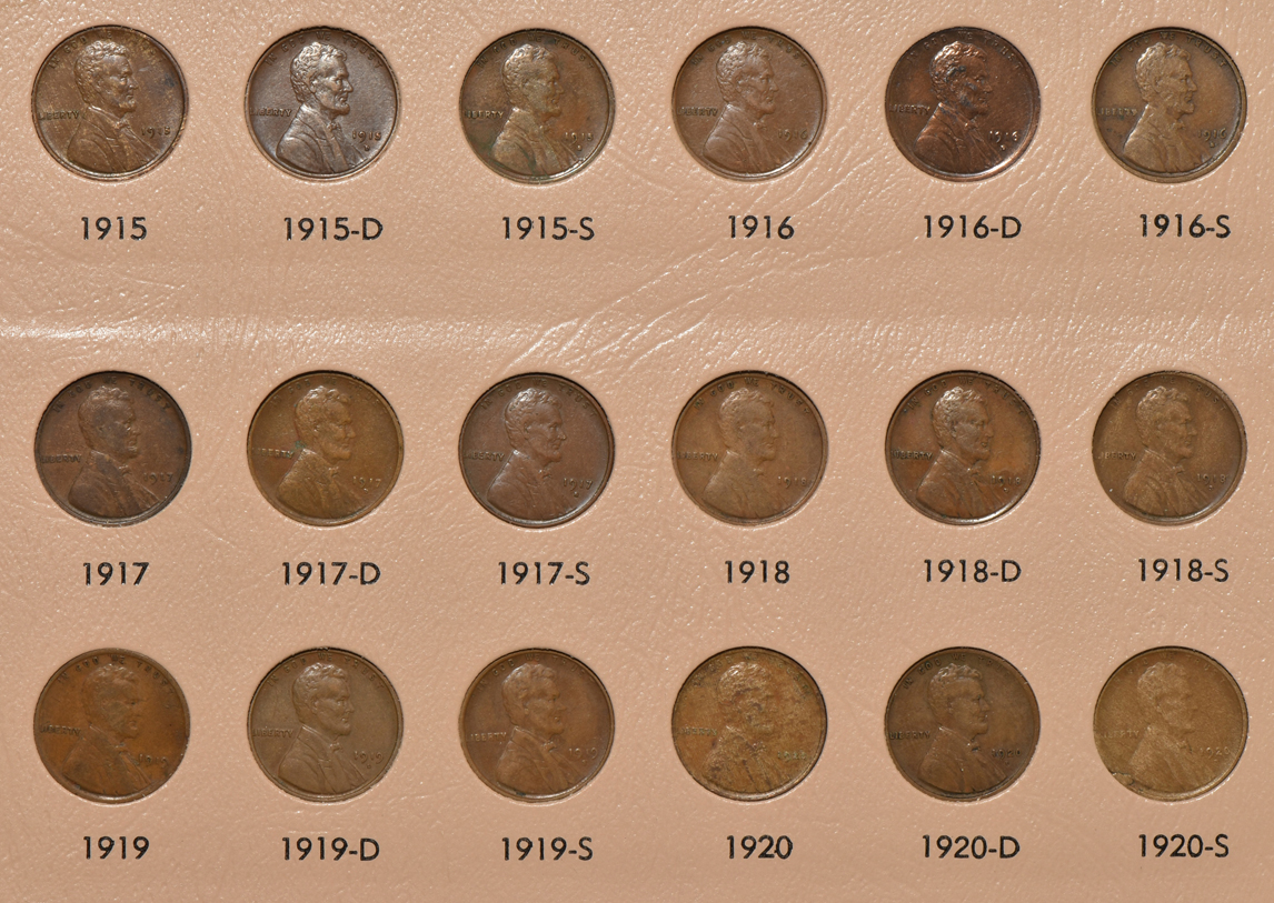 Complete collection of Lincoln cents through 2021-D in a Dansco 7100 album