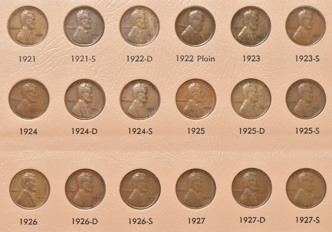 Complete collection of Lincoln cents through 2021-D in a Dansco 7100 album
