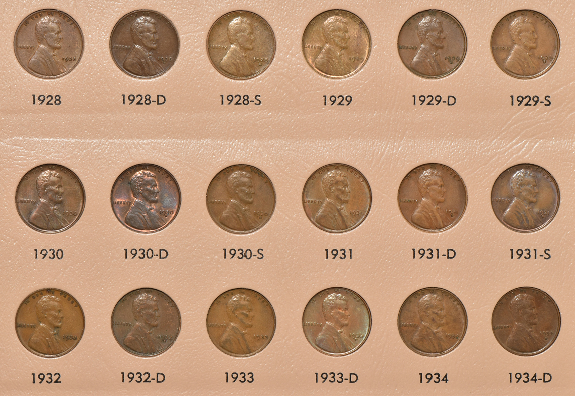Complete collection of Lincoln cents through 2021-D in a Dansco 7100 album