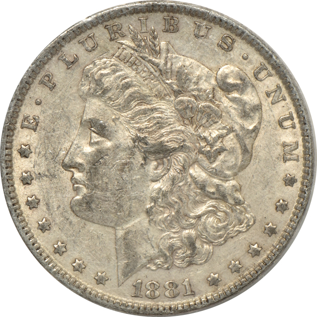 Four GSA softpack Morgan silver dollars, all NGC