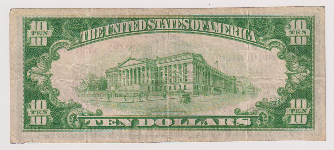 1929 $10 Type 2 - Gorham, IL Charter #10690 - VF