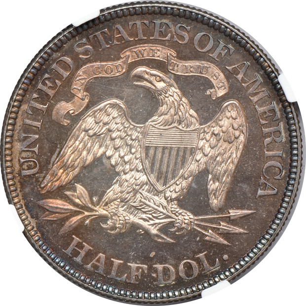 1873 No Arrows, Closed 3 NGC PR-65 CAMEO