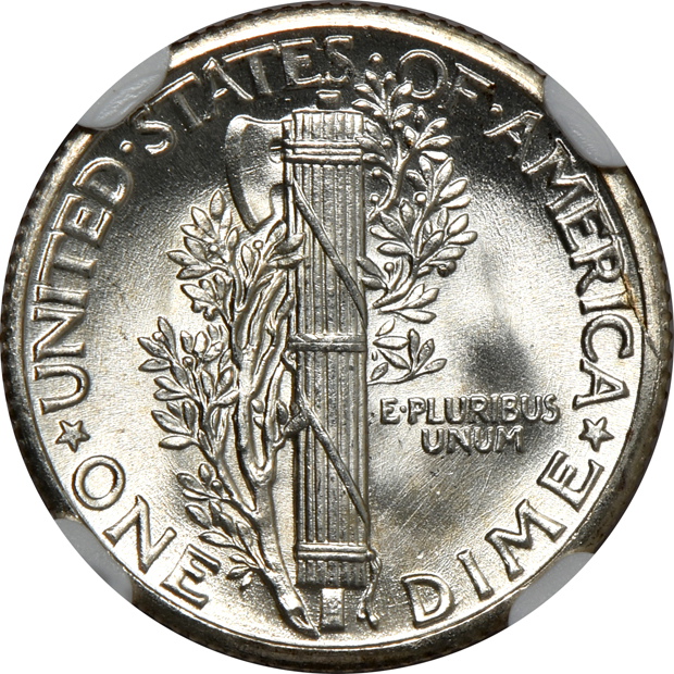 Four 1935 and Four 1937, all NGC MS-67