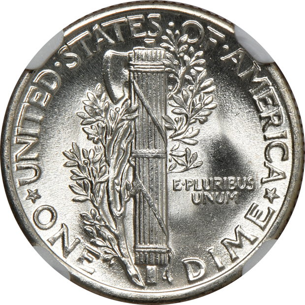 Four 1935 and Four 1937, all NGC MS-67