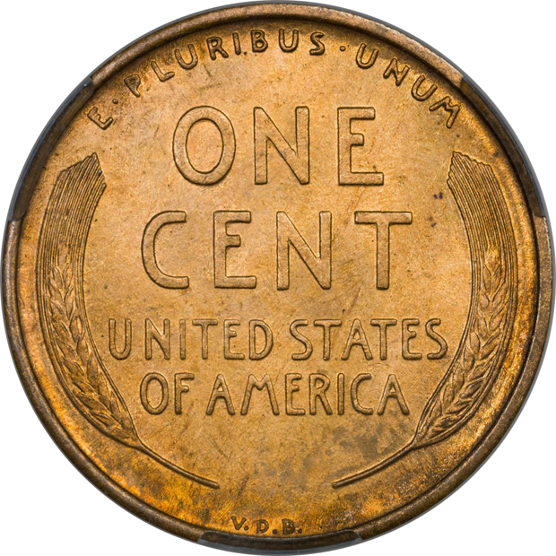 1909-S VDB Lincoln CACG MS-64RB