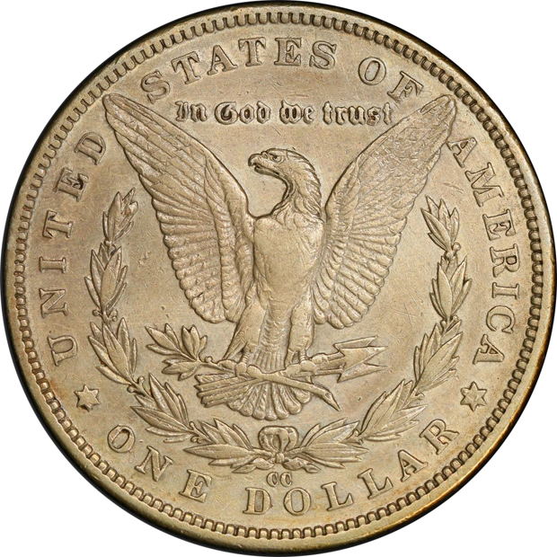 1889-CC PCGS XF details/cleaned