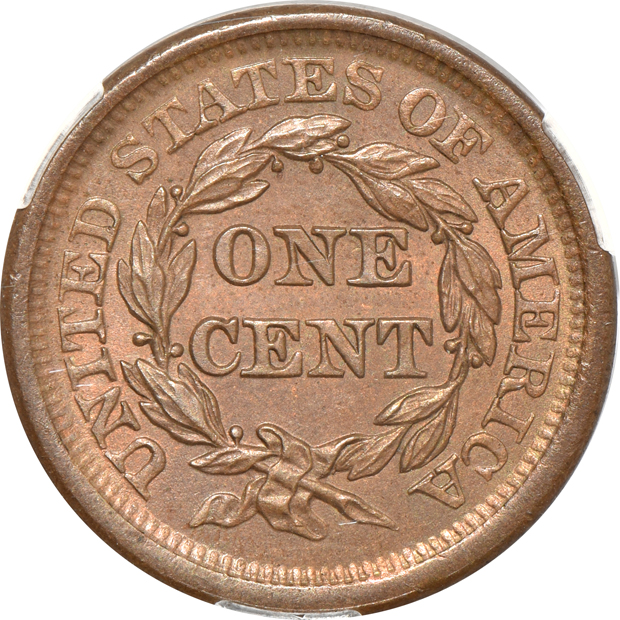 1853 CACG MS-64RB