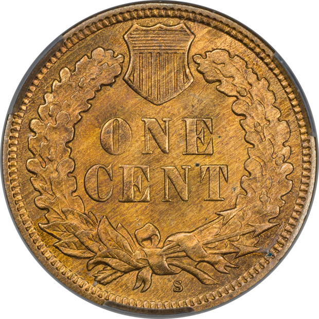 1908-S CACG MS-64RB
