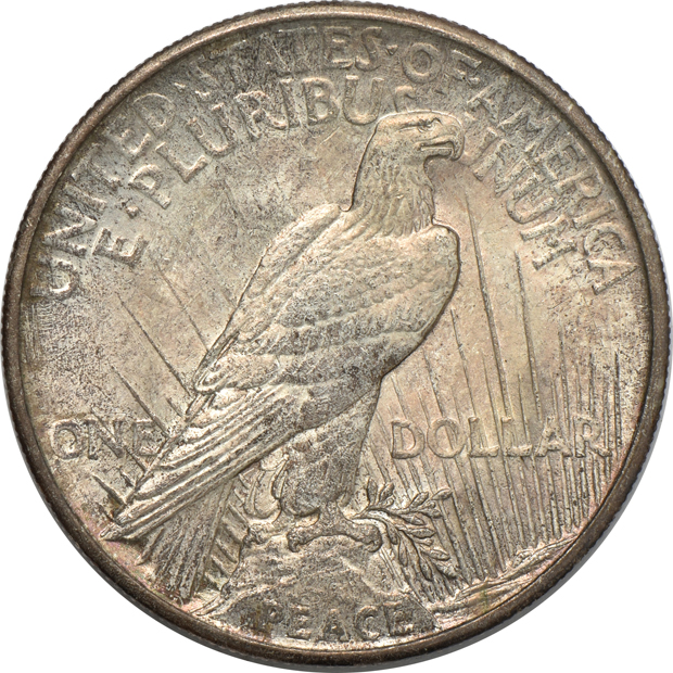 1921 Peace, High Relief, and a 1926-S, both Select UNC