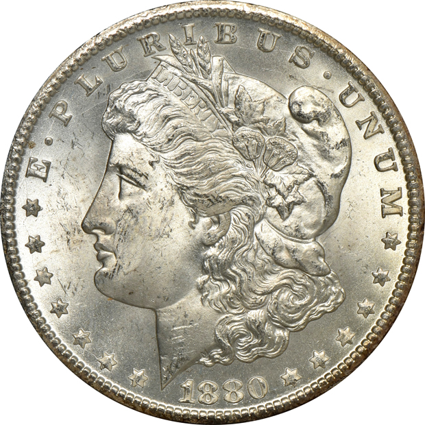 1880-CC and 1881-CC, both GSA Select UNC
