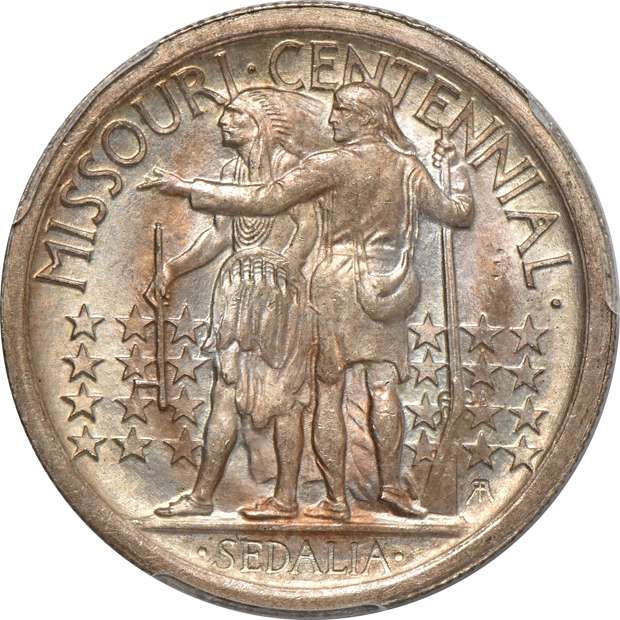 1921 Missouri 2X4 PCGS MS-66