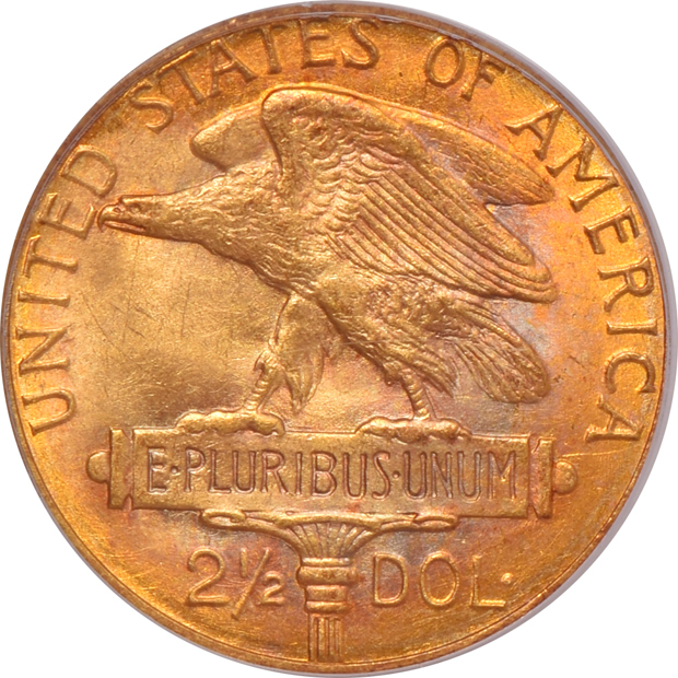 1915-S $2.50 Panama-Pacific PCGS MS-65