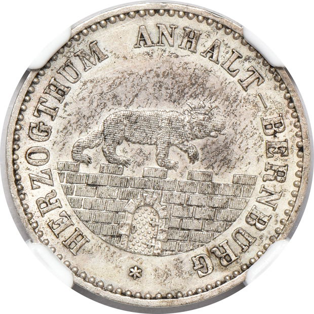 Germany - Six silver coins certified by NGC