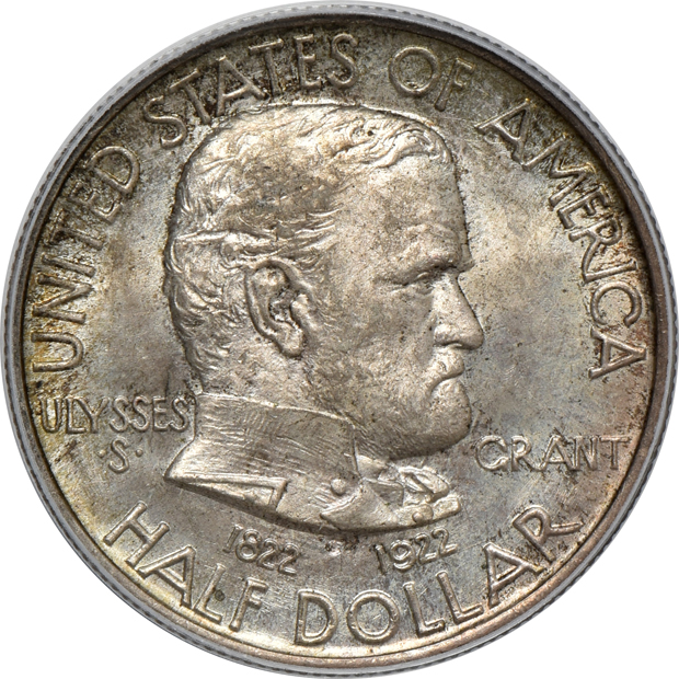 Six PCGS certified Uncirculated silver commemorative half-dollars