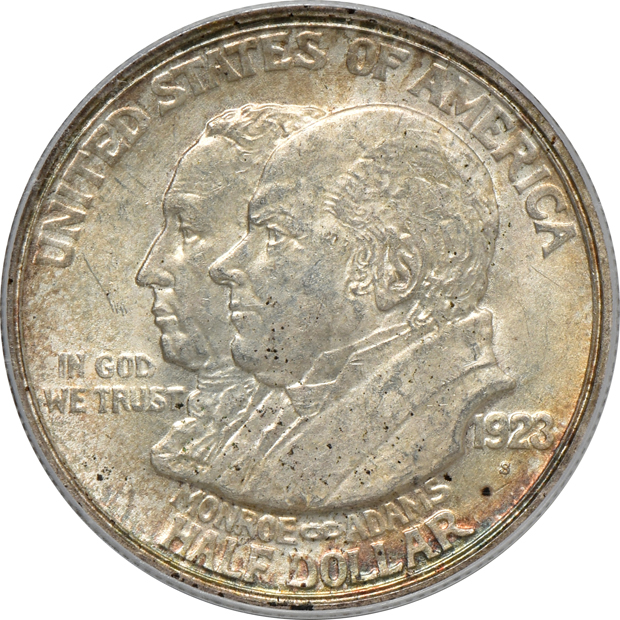 Six PCGS certified Uncirculated silver commemorative half-dollars