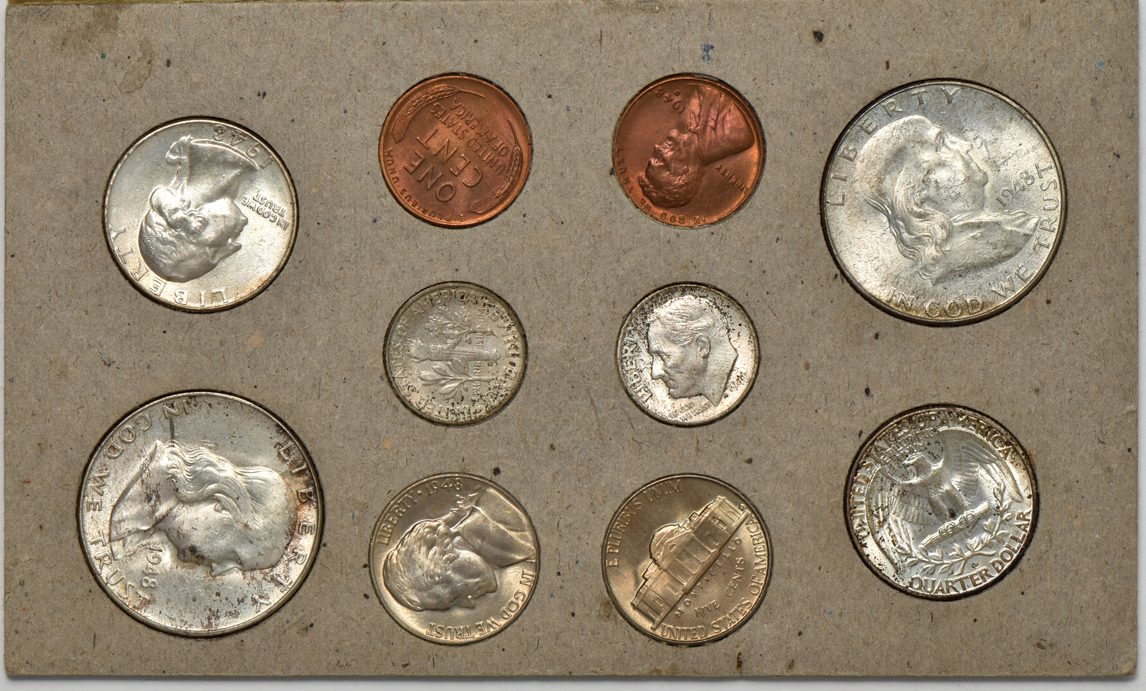 1948 and two 1954 Mint Sets
