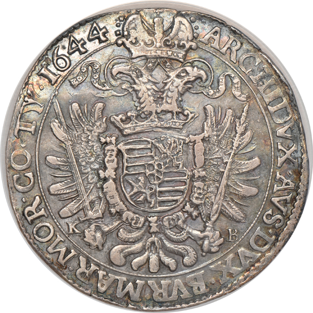 Hungary - 1644-KB taler DAV-3198 - NGC XF-45