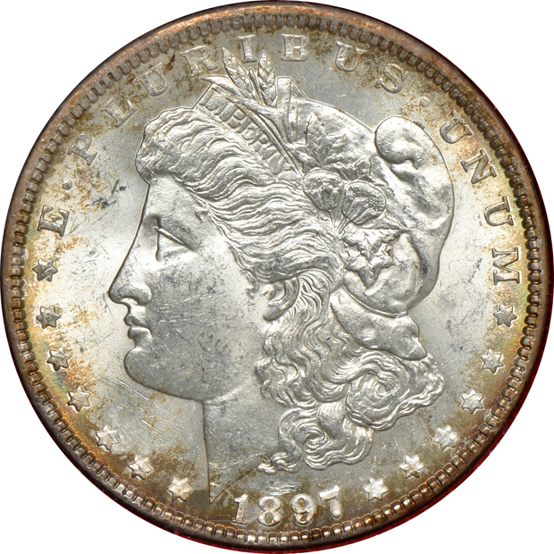 1882-S and 1897 Redfield dollars