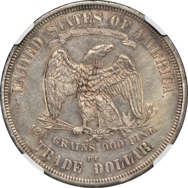 1874-CC Trade NGC AU details/cleaned