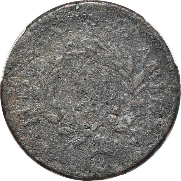 1793 Wreath Lettered Edge PCGS VG details/corrosion