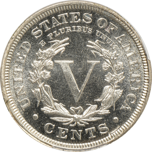 1883 No Cents PR-64+, 1894 PR-64+, and a 1909 PR-64, all CACG