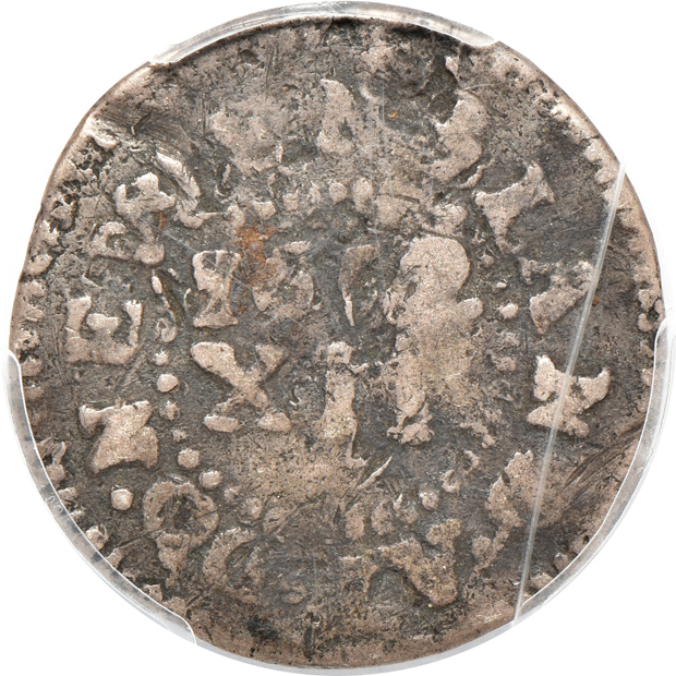 1652 Pine Tree shilling Small Planchet PCGS F details/damage