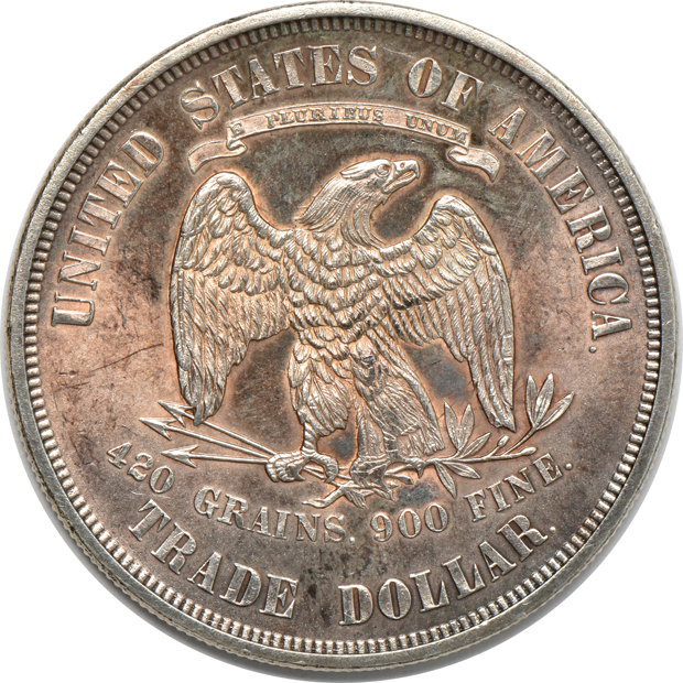 1874 Trade UNC details