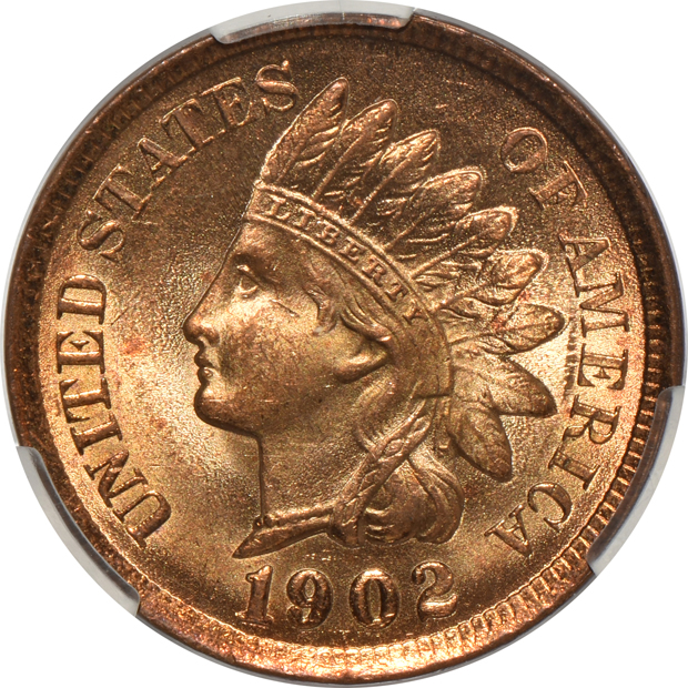 1893 MS-63RB, 1895 MS-64+RD, and a 1902 MS-64+RD, all CACG
