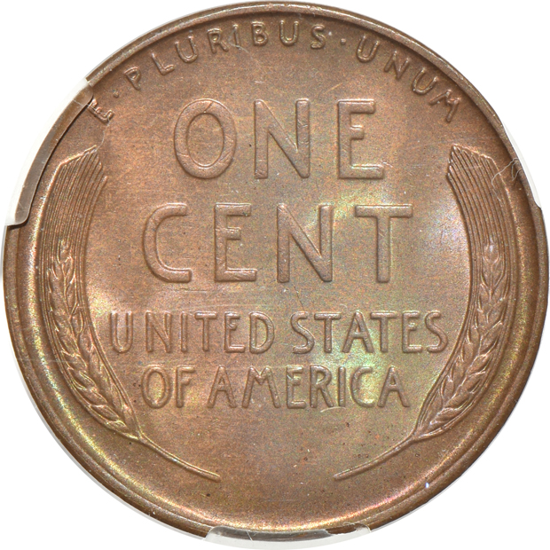 1909-S Lincoln MS-61BN, and a 1931-S MS-64BN, both CACG