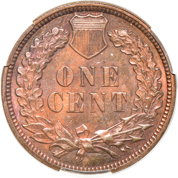 1880 PR-63RB, 1992 PR-63RB, and an 1899 PR-63BN, all CACG