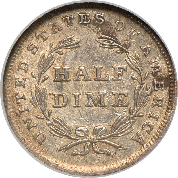 1837 No Stars Large Date NGC AU-58