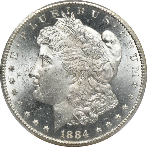 1884-CC MS-65, and an 1898-S MS-62, both PCGS