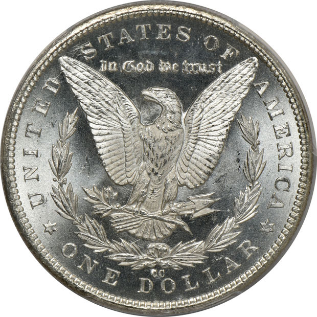 1884-CC MS-65, and an 1898-S MS-62, both PCGS