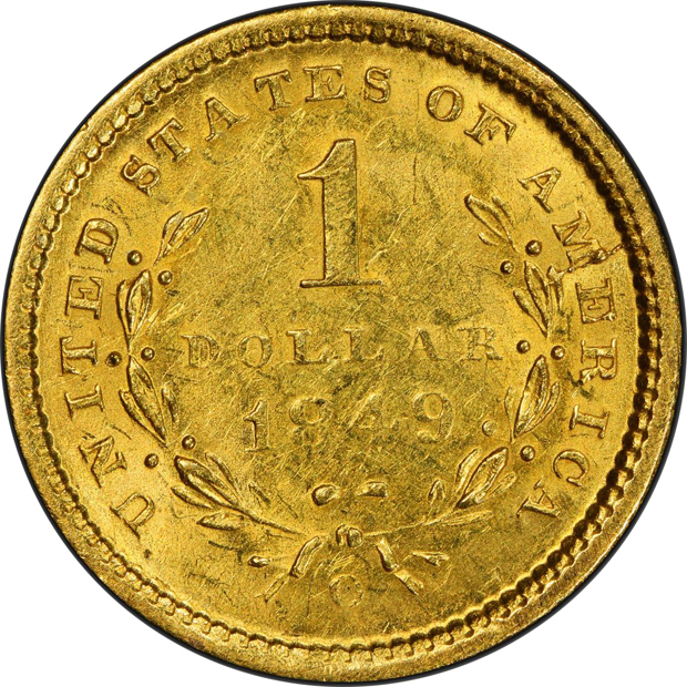 1849-O PCGS AU-58 CAC