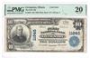1902 $10 Blue Seal - Livingston, IL Charter #11845 - PMG VF-20