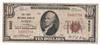 1929 $10 Type 1 - Noble, IL Charter #9527 - F